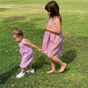 OLIPHANT pink cotton dress